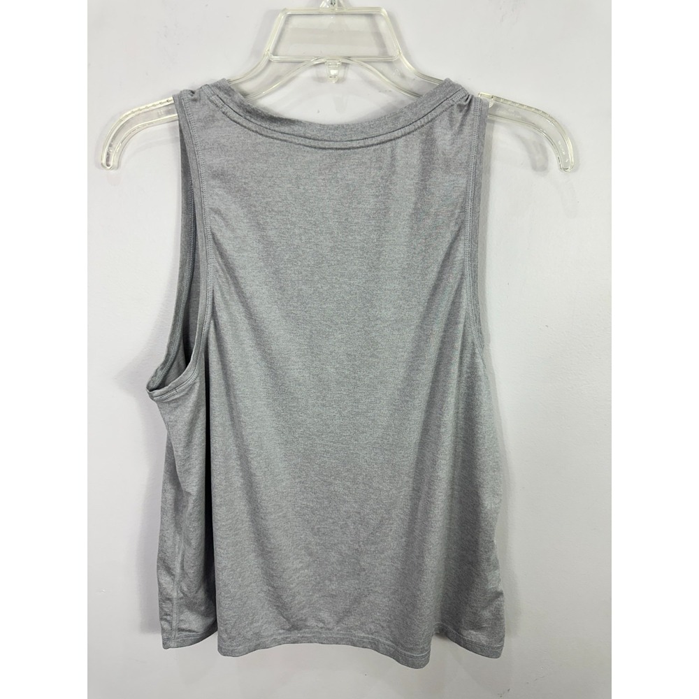 Athleta Uptempo Tank Top sz Medium Gray Sleeveless Athletic Basic Workout Yoga - Picture 7 of 7